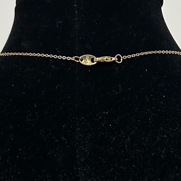 Avon Gold and Pink Floral Necklace - Picture 6 of 7